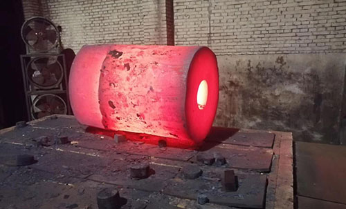 轧辊扁头锻坯8.5t